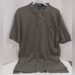 Polo Ralph Lauren Shirt Mens Large Polo Gray Small Pony Logo